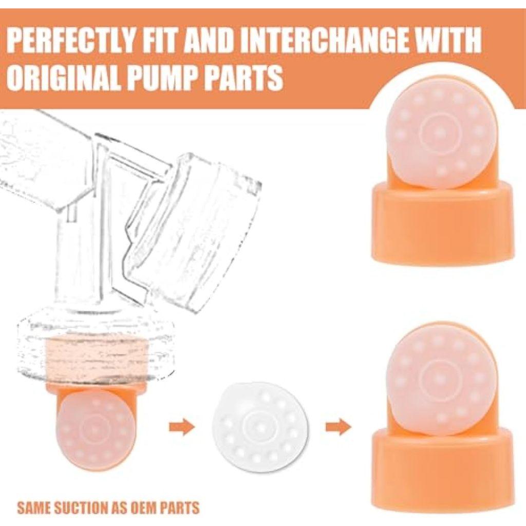Breast Pump Parts Compatible with Medela, Membranes Valves for Breast Pump Accessories Breastfeeding Replacement Parts