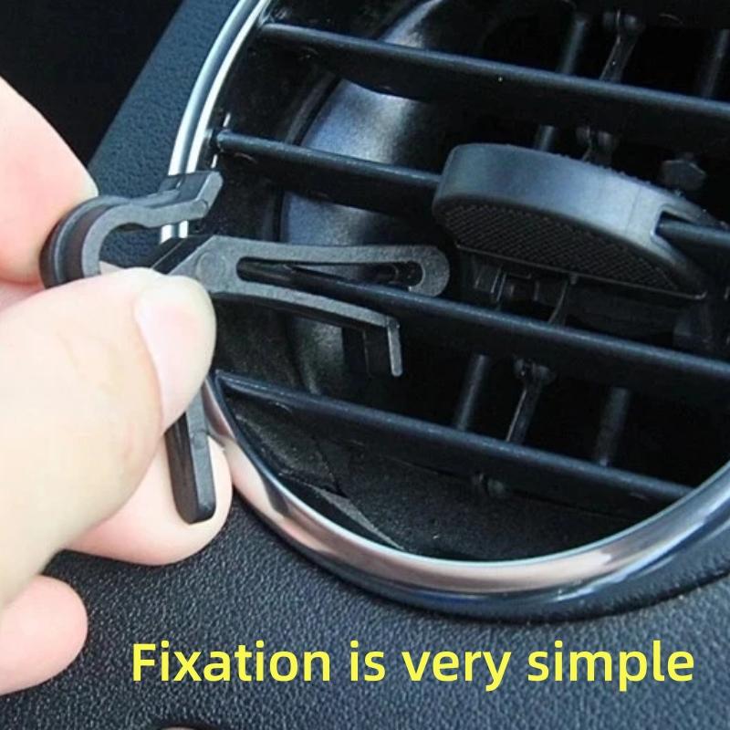 1 stück Auto Aufbewahrungstasche Auto Air Outlet Schutt Tasche Für Handy Schlüssel Sonnenbrille Vent Dashboard Ordentlich Hängen Leder Organizer Box