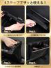 Car Trash Can [4.5L Large Capacity with Strong Magnet] Slim PU Leather Waterproof Hanging Trash Can for Car Interior Storage Back Seat Compatible Car