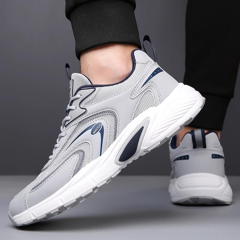 Men's Sneakers  Fashion  Sports Shoes Comfortable Breathable Wear-resistant Thick Soled Casual Shoes  Four Seasons Outdoor Shoes