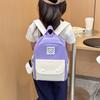 Cute And Simple Nylon Backpack For Kids 2024 Large Capacity School Bag For Boys And Girls