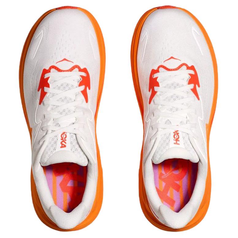 New HOKA ONE ONE Clifton 10 Frost Orange Zest Women's 1162031-FGZ