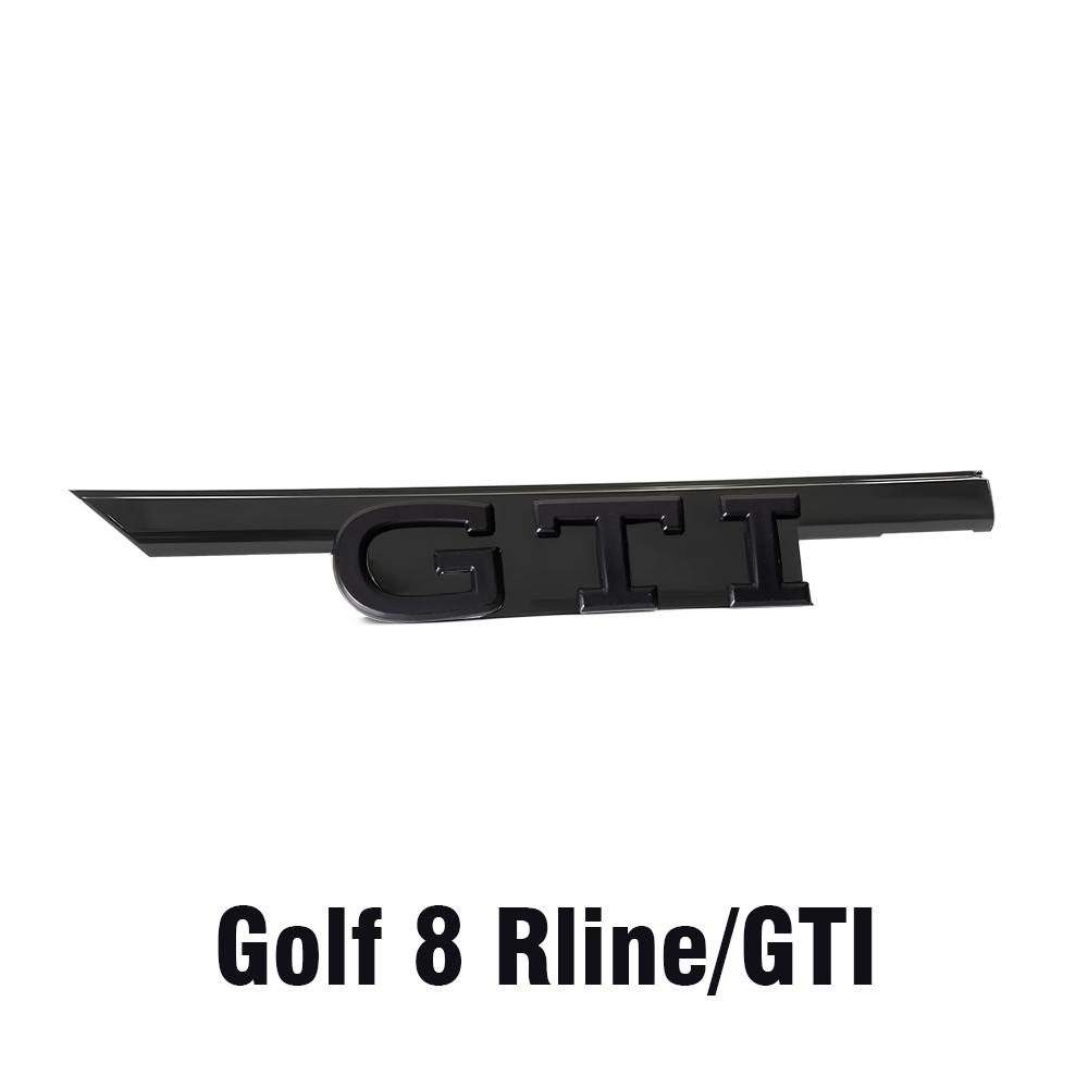 

ABS GTI GTD Logo Car Front Grill Car Emblem Replacement Badge Sticker Accessories For Volkswagen VW Golf 8 Rline Polo Jetta