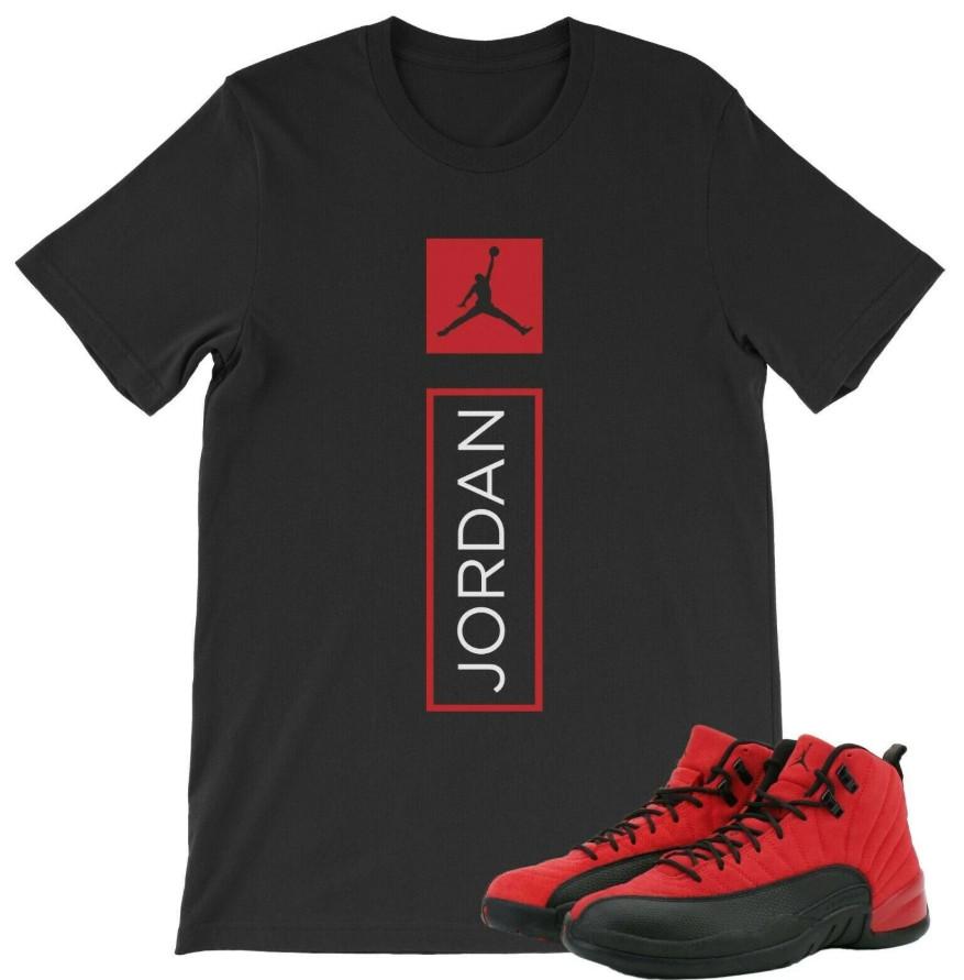 

New Custom Tee TShirt to Match JD Retro 12 Reverse Flu Game Unisex T-Shirt M