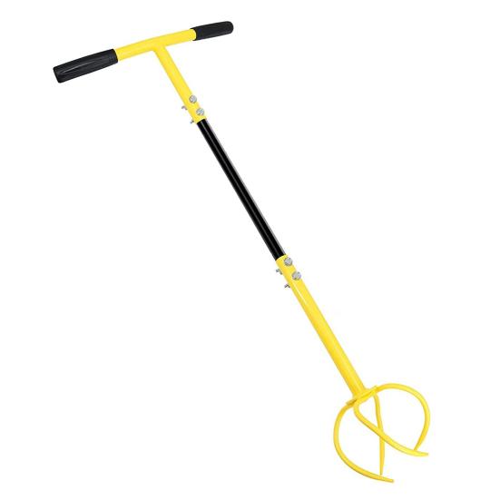 

Садовый культиватор Twist Tiller Ручной культиватор со съемным большим когтем, мощный почвенный культиватор с Т-образной ручкой для рыхления и аэрации почвы жёлтый