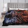 Freddys Krueger Halloween Art Spooky Retro Horror Blankets Quality Super Soft  Throw Blanket Winter Travel Couch Chair Bedspread