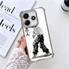Baki the Grappler Anime Plating Phone Case For Xiaomi Redmi Note 14 15 Pro Plus 13 12 11 11S 11T 10 9S 9 5G Anti-Fall Airabag Co