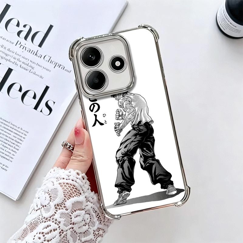 

Бейби Грапплер Аниме Покрытие Чехол для Телефона Для Xiaomi Redmi Note 14 15 Pro Plus 13 12 11 11S 11T 10 9S 9 5G Противоударный Airbag Co Redmi Note 12 Pro 5G