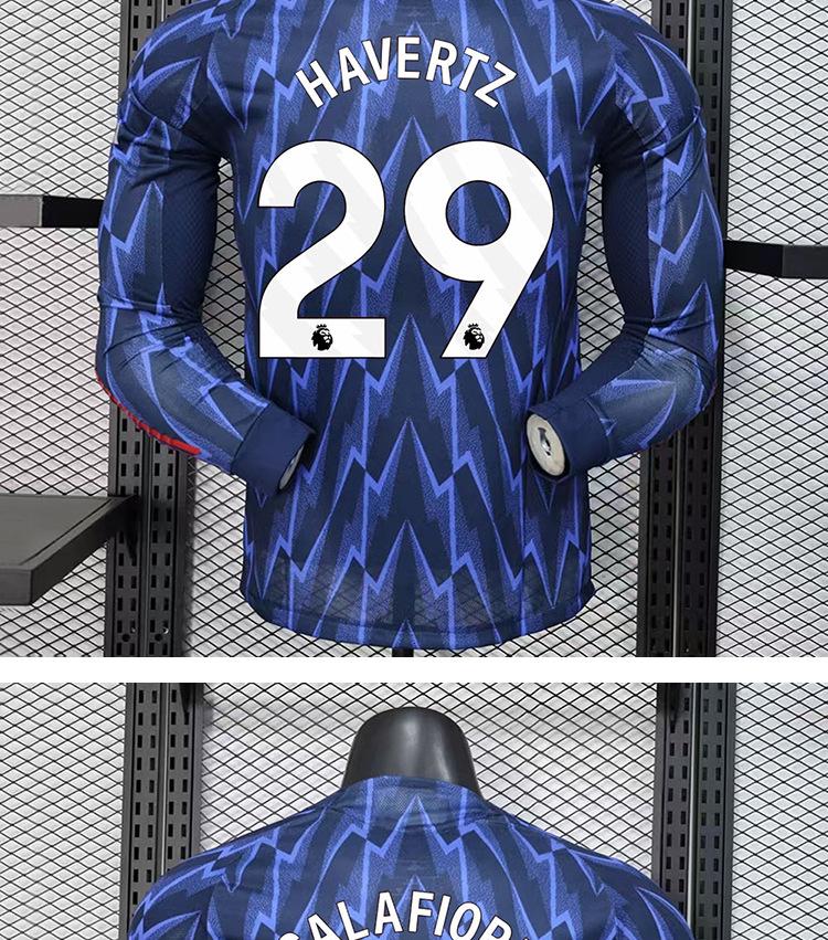 Camiseta de Manga Larga del Arsenal de Visitante 25/26: Edición Saka, Odegaard, Rice con Estampado de Número