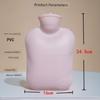 Hot Water Bag Water Injection Thickened Explosion-Proof Warm Hands Warm Feet Hot Compress Belly Warming Irrigation Hand Warmer Student Plush Warm