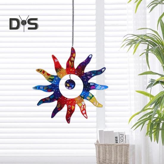 

Изысканные поделки Подвеска «Цветок Солнца», уникальное украшение для окна ручной работы с подсолнухом
