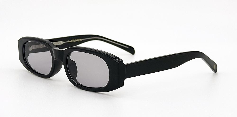 Lapeullolida News Black Tint Retro Sunglasses