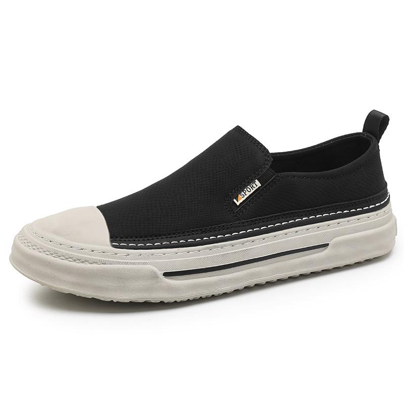 

Модные Новые Повседневные Оригинальные Мужские Кроссовки Удобная Кожа Вулканизированная Обувь Универсальная Обувь для Скейтборда Отдых Прогулка Сделать Лоферы 39 чёрный