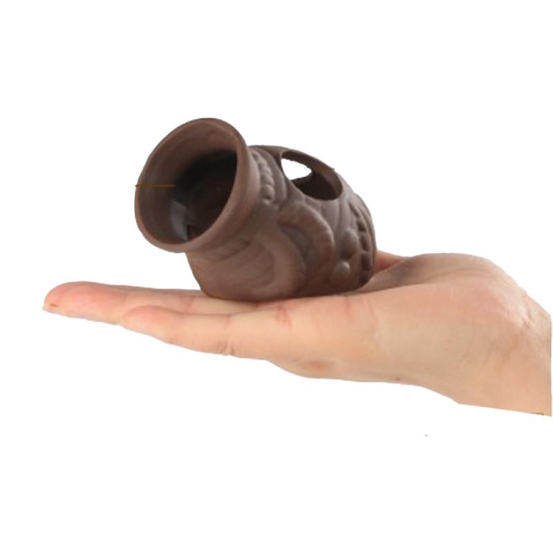 Ceramic Breeding Bucket Hiding Cave Handmade Hatching Incubator Aquarium Fish Tank Decor