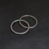 [TUNUKE] titanium Ti ring key ring key ring carabiner key dark gray Outer diameter 16/20/25/30mm (20mm, S dark gray)