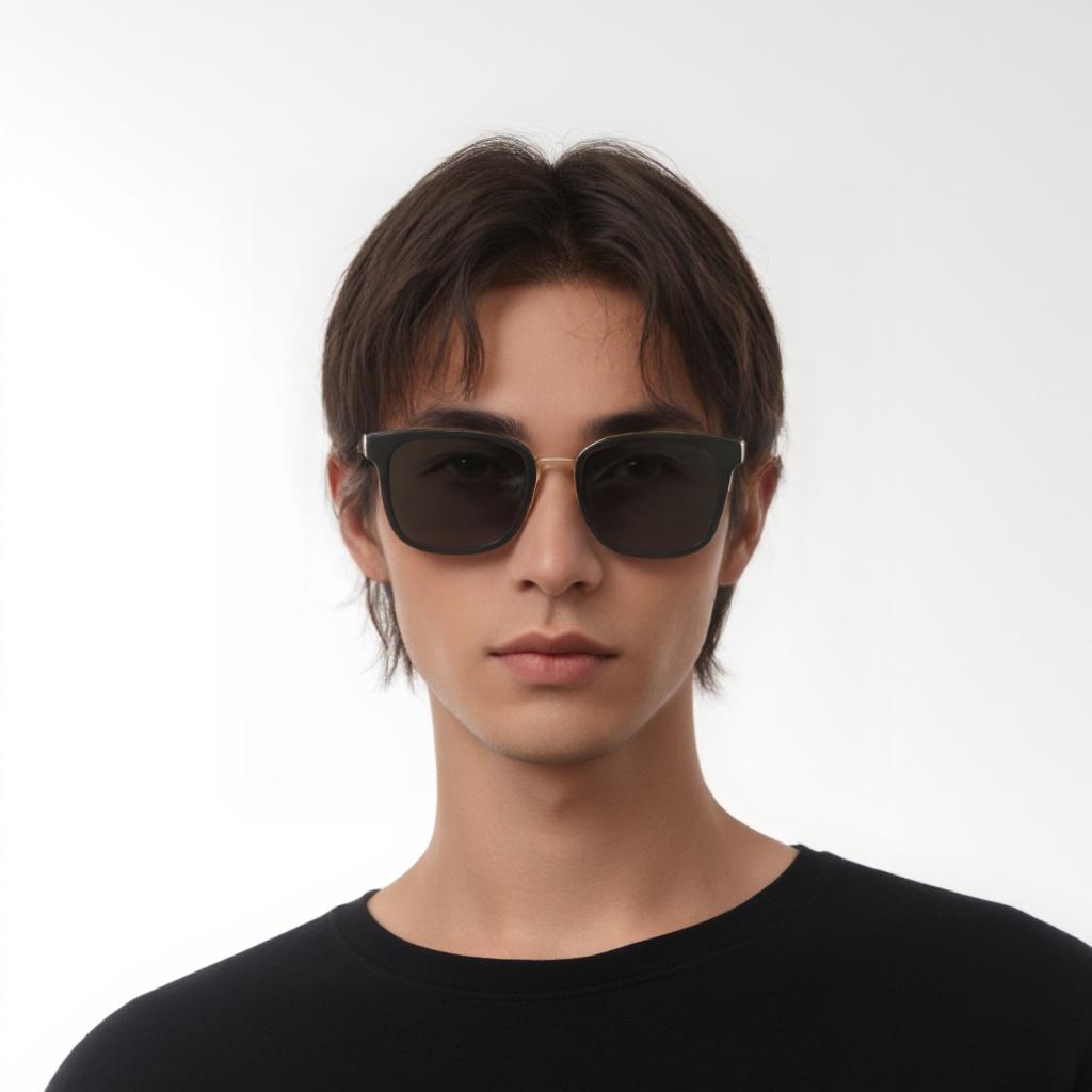 Gucci Minimalist Thin Leg Square Sunglasses Unisex sunglasses 889652386560