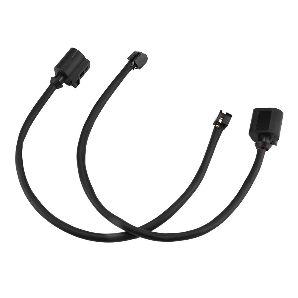 2Pcs Brake Pad Wr Sensor, Front, Replacement part for 7P0907637, sy Installation, Professional Workmanship, Stable Performance, High Reliability, Supe