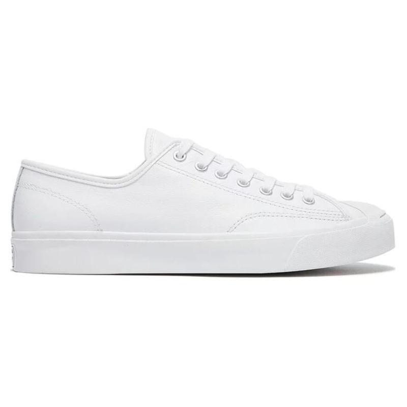 Converse Jack Purcell Comfortable and Versatile Low-Top Plank Shoes Unisex White