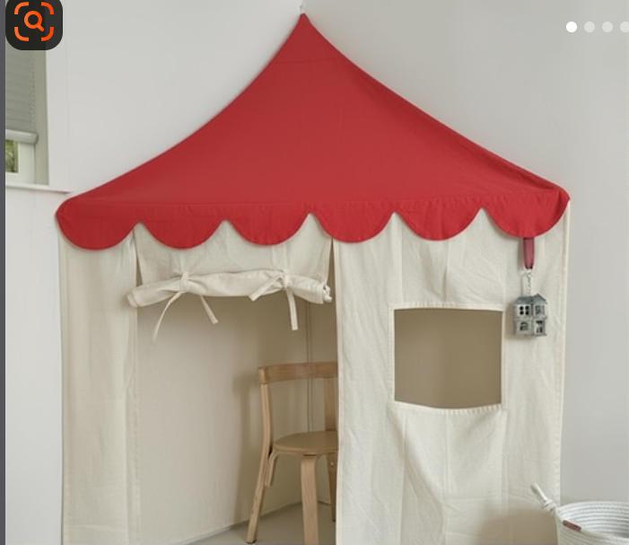 

Korean INS Kids Tent: Indoor Kindergarten Playhouse & Wall-Hanging Reading Nook Decoration Toy. 1