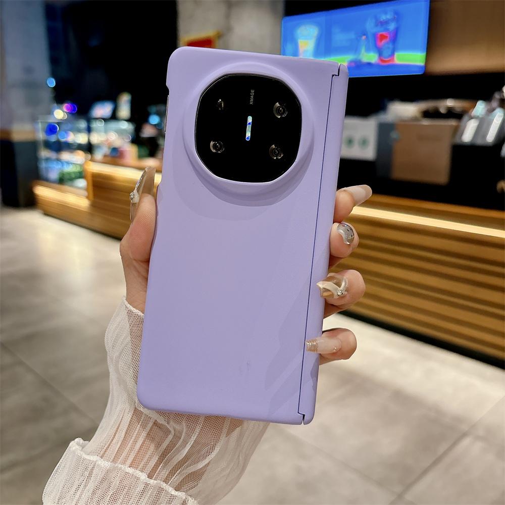 Solid Color Case For HuaWei Mate X3 X5 X6 Axis Hinge Protective Phone Case PC Hard Shell (Only Back Cover)