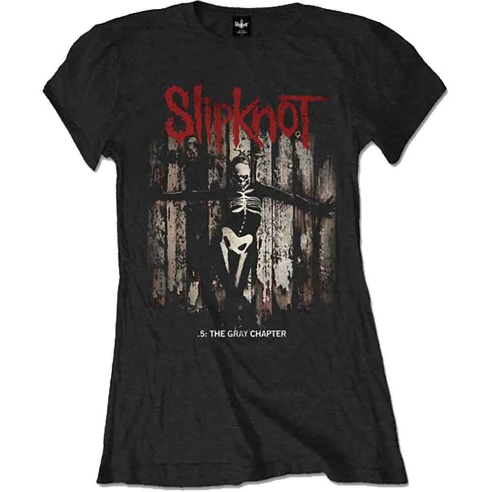 Slipknot Ladies Tshirt -2XL- .5: The Gray Chapter Album Black L