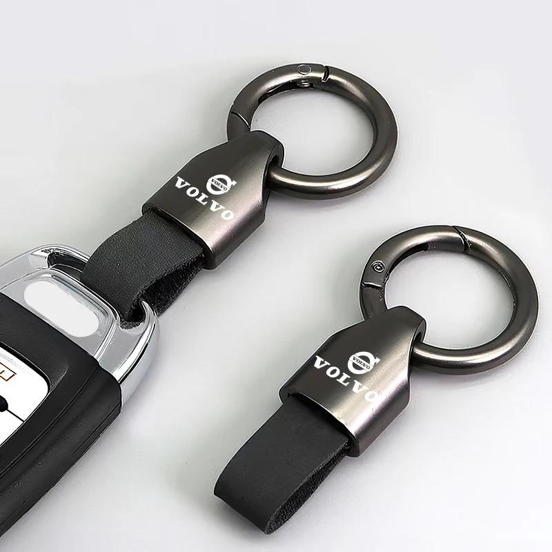 Zpebr9 Laser Car Badge Keychain Car Logo Keyring Accessories For Volvo Xc60 Xc90 V40 V60 S60 V50 V90 S80 C40 XC40 V70 XC70 C30 C70 EX90