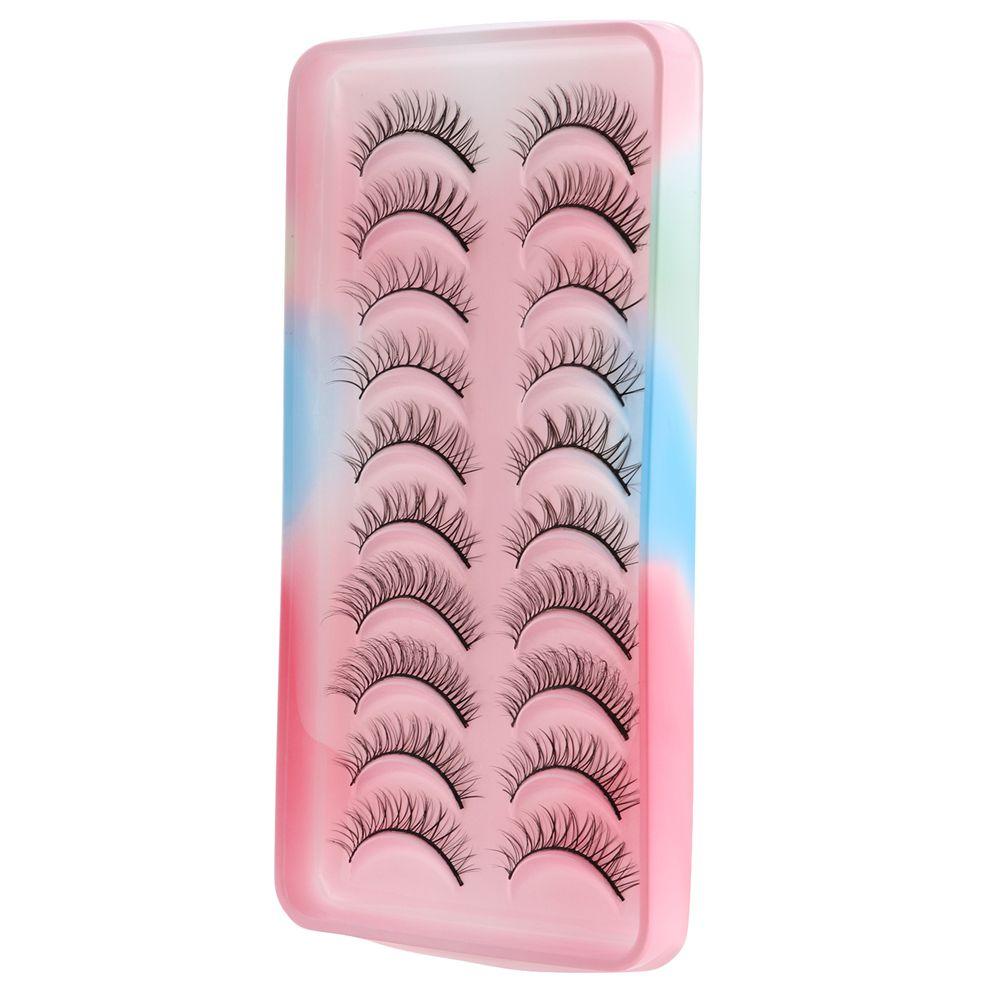 Wispy Cat-Eye Makeup Dramatic Fake Eyelashes Manga Lashes Anime Lashes Cosplay Lashes Mink Lashes