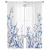 Pflanzen Blumen Aquarell Tüll Vorhänge für Wohnzimmer Sheer Vorhang für Schlafzimmer Küche Jalousien Voile Vorhänge