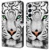 For Samsung Galaxy A05s 4G Case Pattern Printed Protective Cover TPU+PU Leather Flip Phone Case