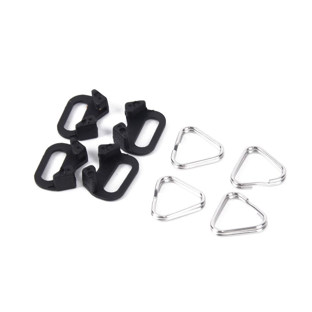 4Pieces Camera Strap Conversion Ring Metal Triangle Shoulder Strap Connection Buckle Camera Buckle Replacement