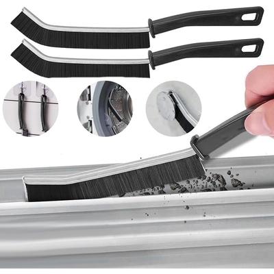 3 Pcs Stiff Bristle Crevice Cleaning Brush, Multifunctional Cleaning Brush for Joints, for Shower Door Rails, Windows