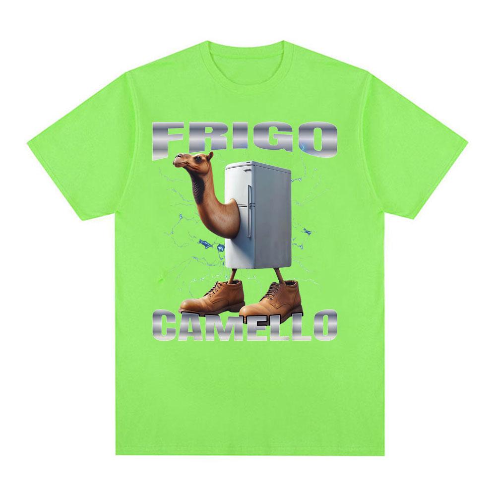 

FFrigo Camello Funny Fridge Camel Meme T Shirt Men s Harajuku Hip Hop Oversized T-shirts Unisex Summer Tops High Quality T-shirt 4XL