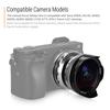 7.5mm F2.8 Manual Focus Fisheye Lens 180 Degrees  Ultra Wide Angle Large Aperture E-Mount Lens