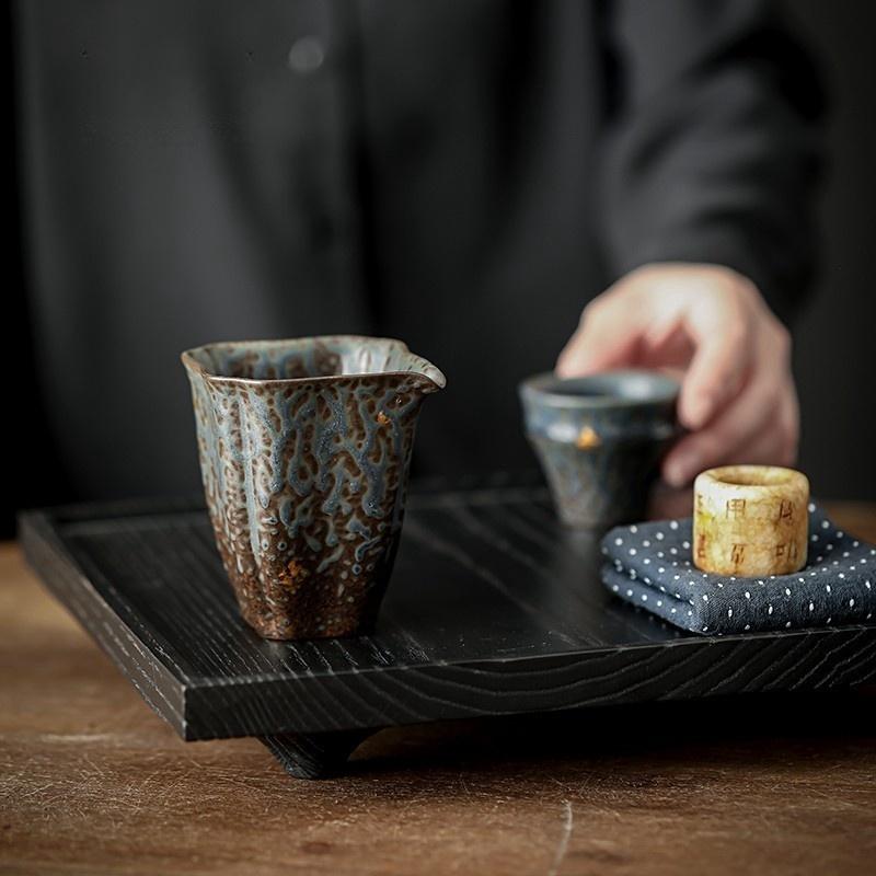 Retro Japanese Style Fair Cup Ceramic Kung Fu Vintage Tea Sea Chinese Teacup Teaware Tea Ceremony