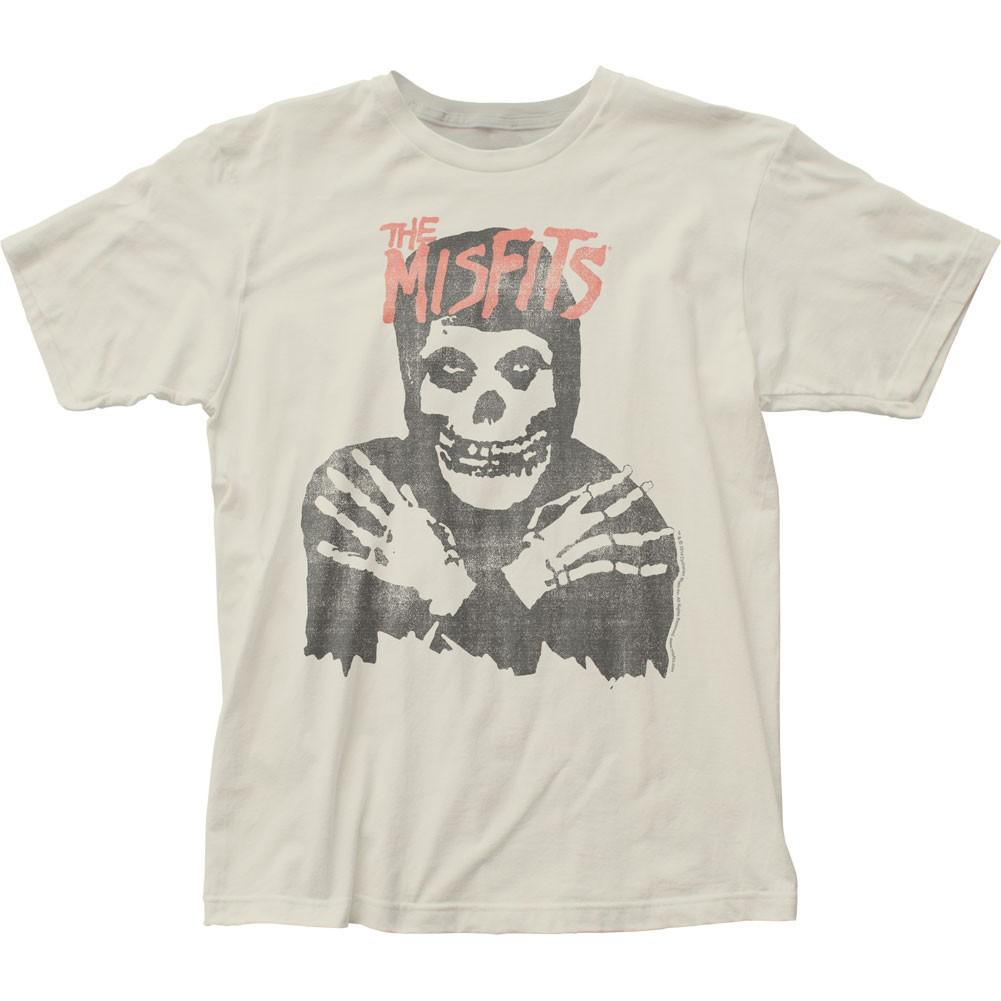 Misfits Классическая Череп Мужская Футболка Музыка Классический Концерт Рок-группа Футболка Натуральный L