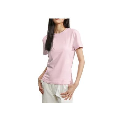 Minimalist Printed Casual Solid Color Round Neck Comfortable Breathable Short Sleeve T-Shirt Women Tops J221165-TA1