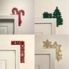 Christmas Decoration 2026 1pc Santa Clau Christmas Door Corner Decoration Diy Stitching Creatives Home Decor Colgante De Navidad