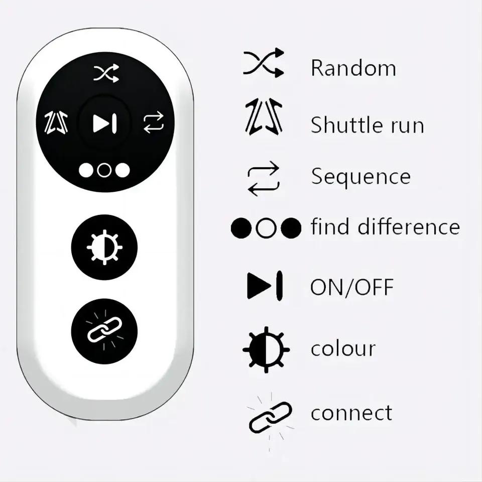 Response Agility Training Light, Children's Physical Fitness Training, Remote Control To Control Light Operation