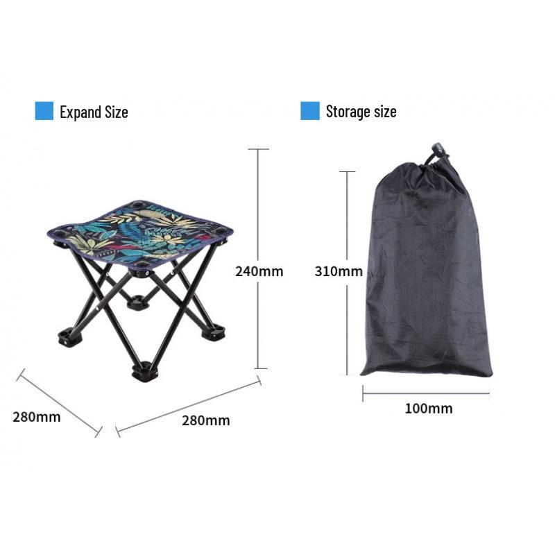 Multifunctional Portable Folding Stool for Fishing, Beach, and Sketching