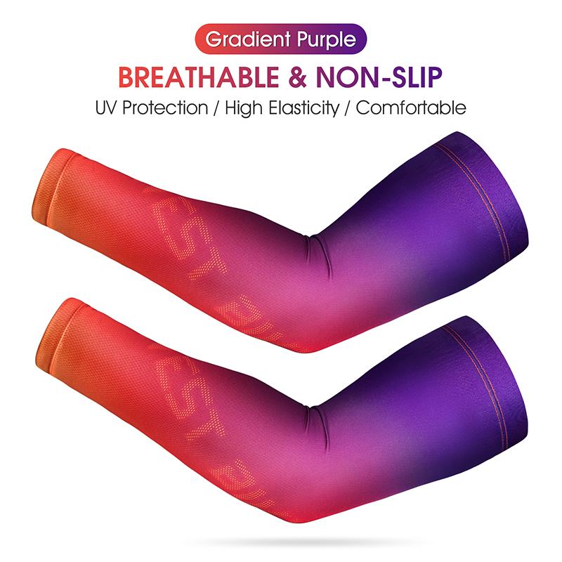 

WEST BIKING Anti-UV Cycling Arm Sleeves Summer Sunproof Compression Sleeve Men Women Running Riding Fitness Sport Sleeves S