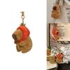 Cute Capybara Plush Keychain Bag Pendant Girls' Gift Soft And Adorable
