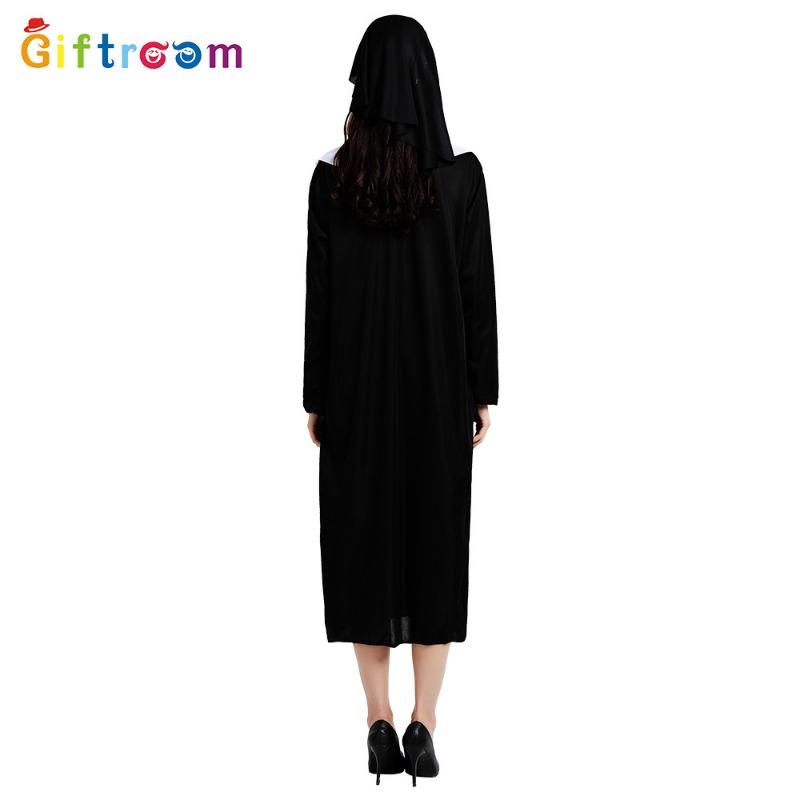 Easter Clothes Nuns Robe Party Cosplay Costume Drama Stage Performance