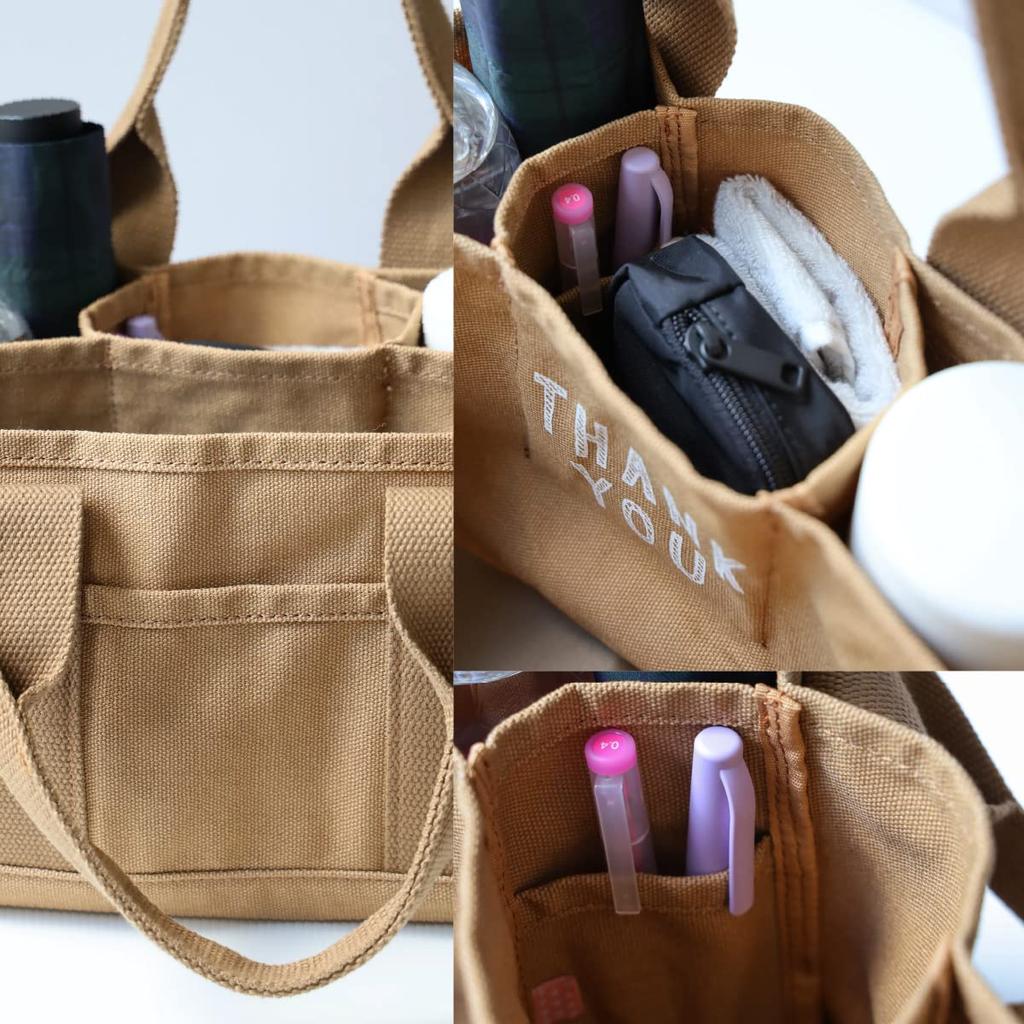 Punkt- und Streifen-Monopia-Tragetasche DS-16953 Damen Khaki