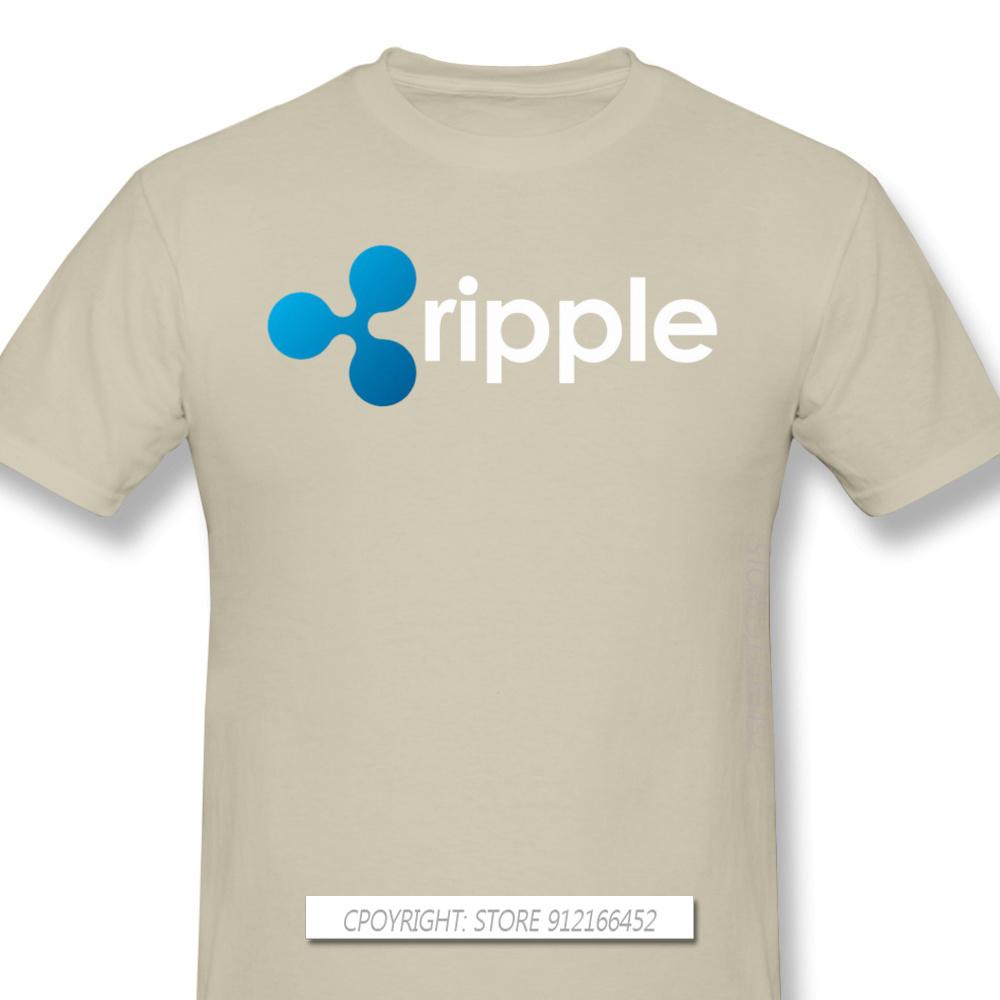 Top Quality Clothes XRP Ripple Coin Cryptocurrency Novelty Short Sleeve Man's T-Shirts Bitcoin Fashion For Men Shirt For Adult