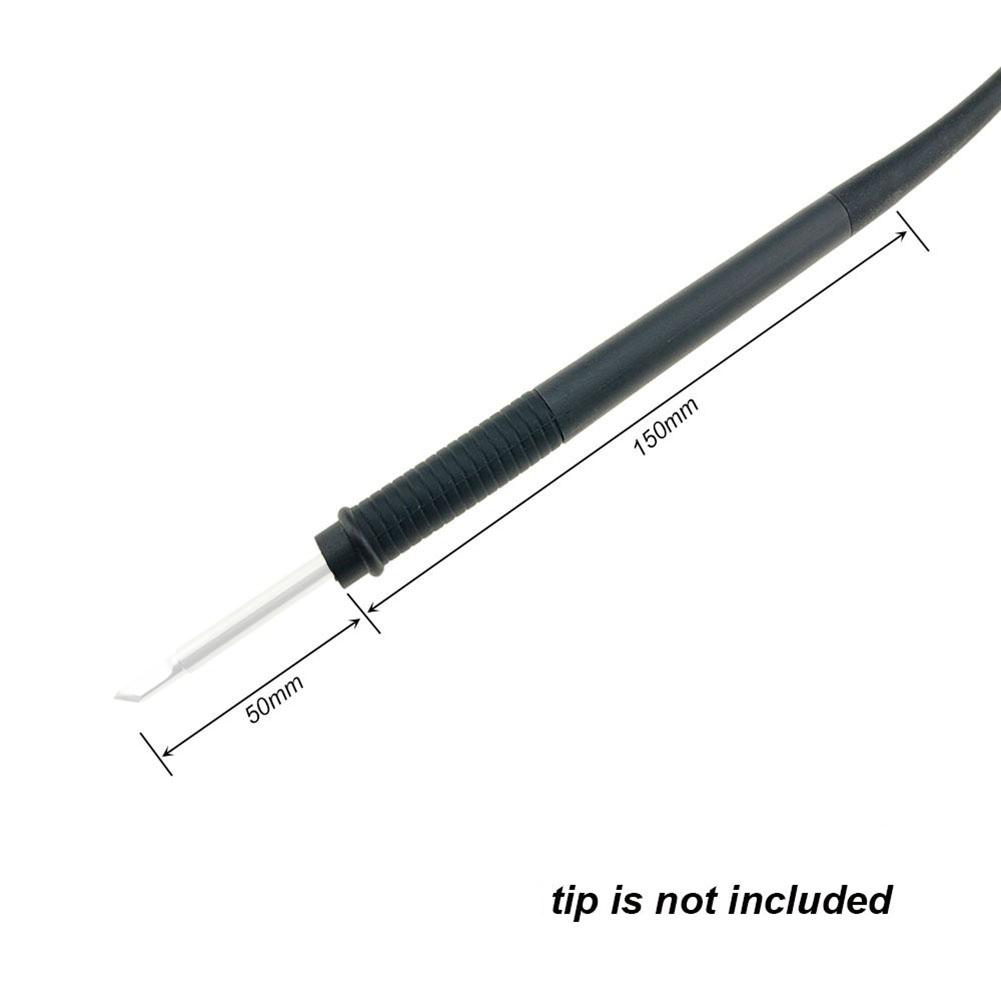 for T12 Soldering Iron Pen Handle Fits For STM32 For OLED Soldering Iron Stations Robust ABS Plastic Silicone Black 1pc