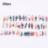 Model Figures Model People Standing And Sitting Model People Painted Figures 100% Brand New 12-19mm Beautiful Figures