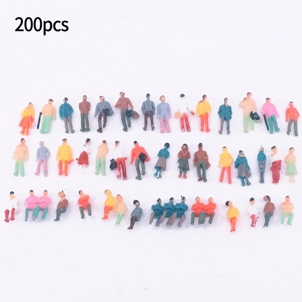 Model Figures Model People Standing And Sitting Model People Painted Figures 100% Brand New 12-19mm Beautiful Figures