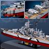 Military Warships KMS 2in1 Bismarck Battleship Fleet Collection Building Blocks Classic Model Toy for Kids Boy Gift