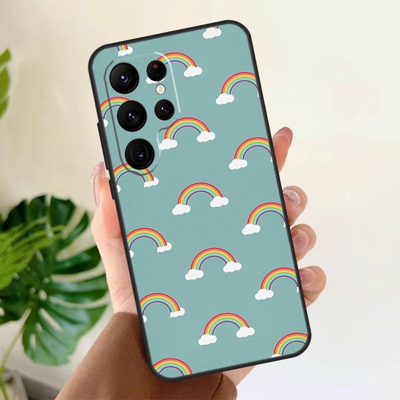 LGBT Pride Rainbow Soft Case For Samsung Galaxy S24 Ultra S21 S22 S23 S25 Plus S20 FE S9 S10 S23 FE Phone Cover