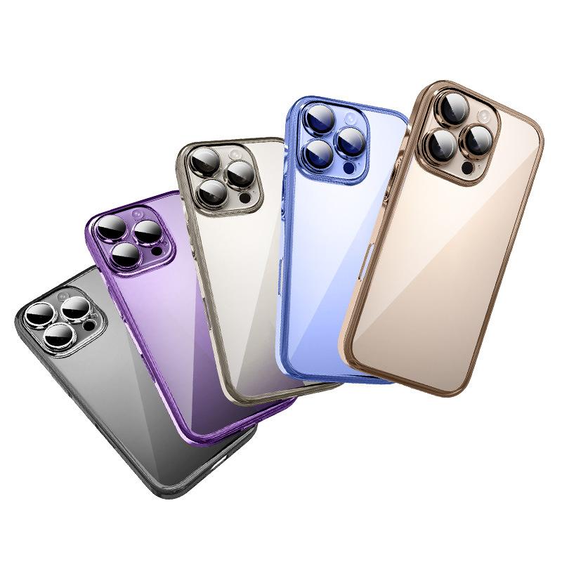 Sanchez Ice Heat Dissipation Is Suitable for 17 Apple Mobile Phone Case 16pm New All-inclusive 15pro/14pro Transparent Case